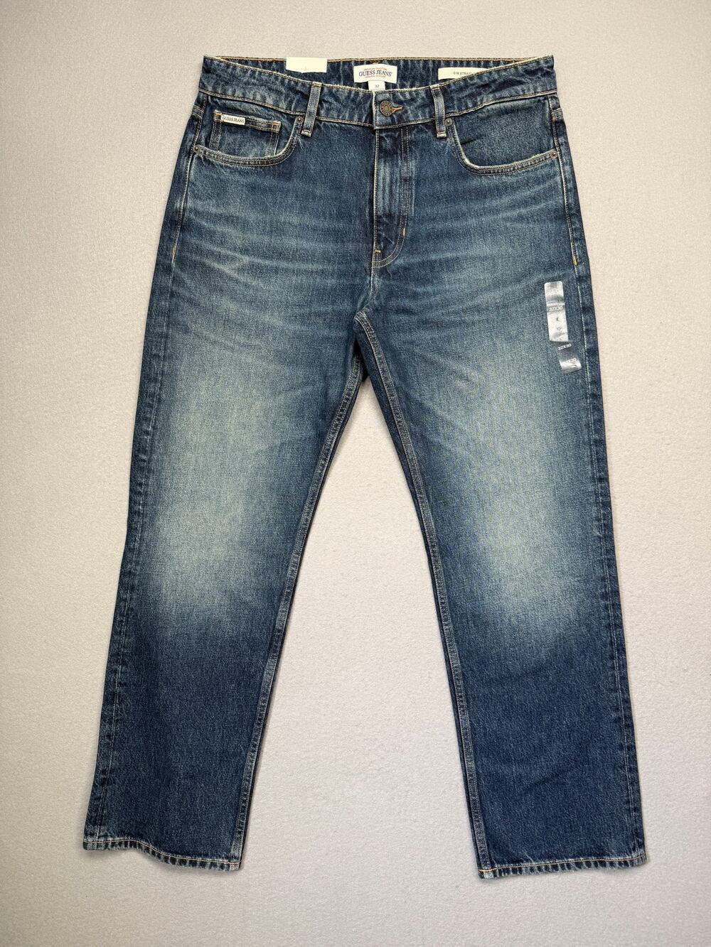 Guess Jeans Men's Gj G16 Straight Jeans Vintage Med Wash 32x30 $108